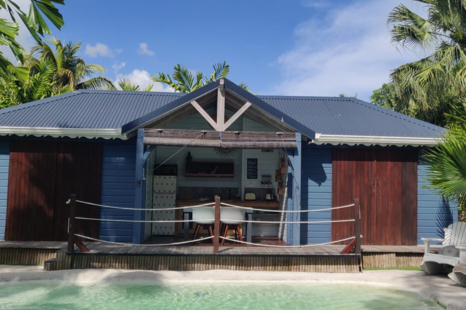 Tiki paradise lodge piscine et Lagon lodge