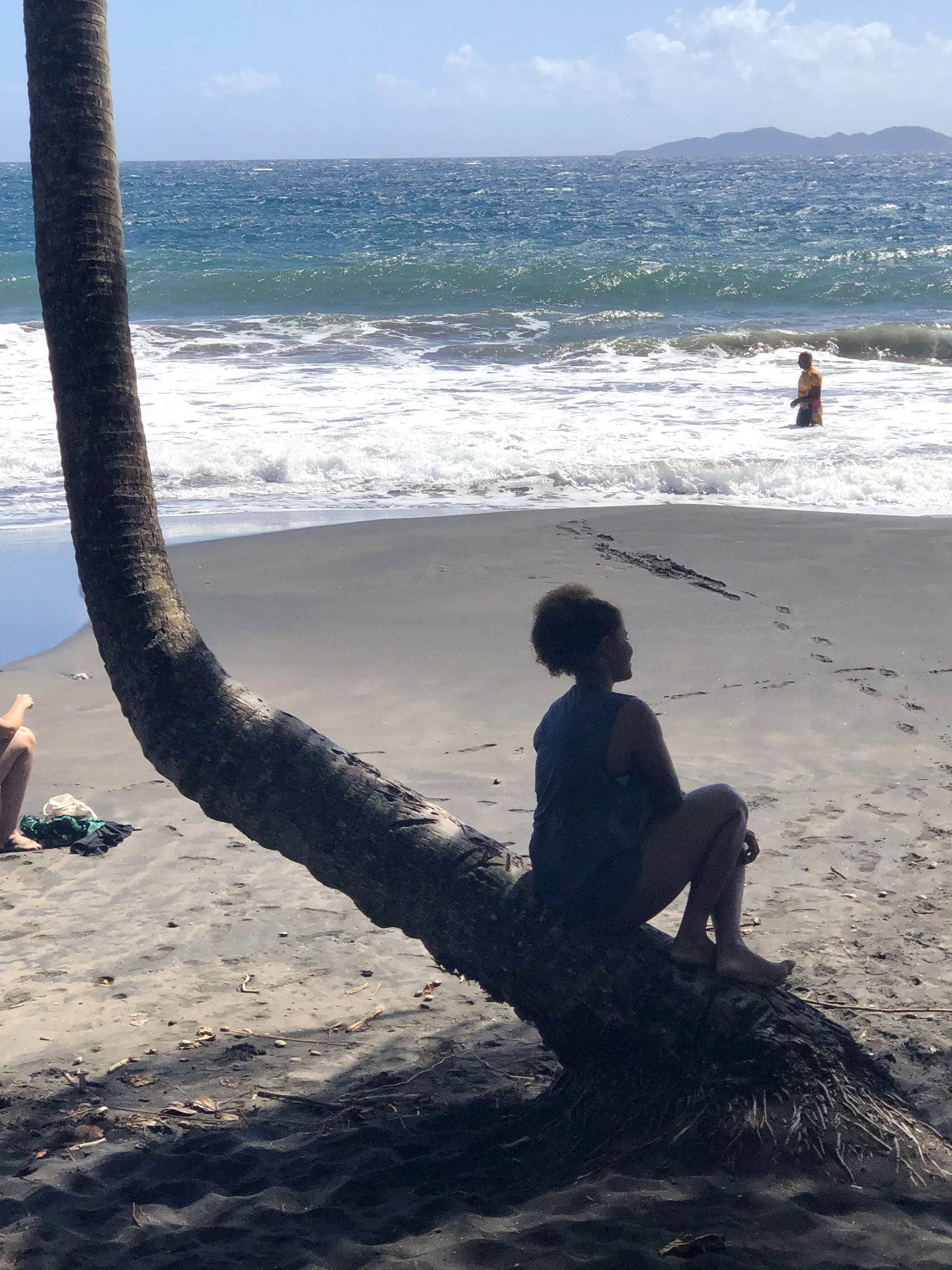 La plage de GrandeAnse Trois rivières en BasseTerre To the Moun
