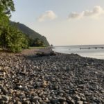 format paysage de la plage Caraïbes à Pointe-Noire en Guadeloupe