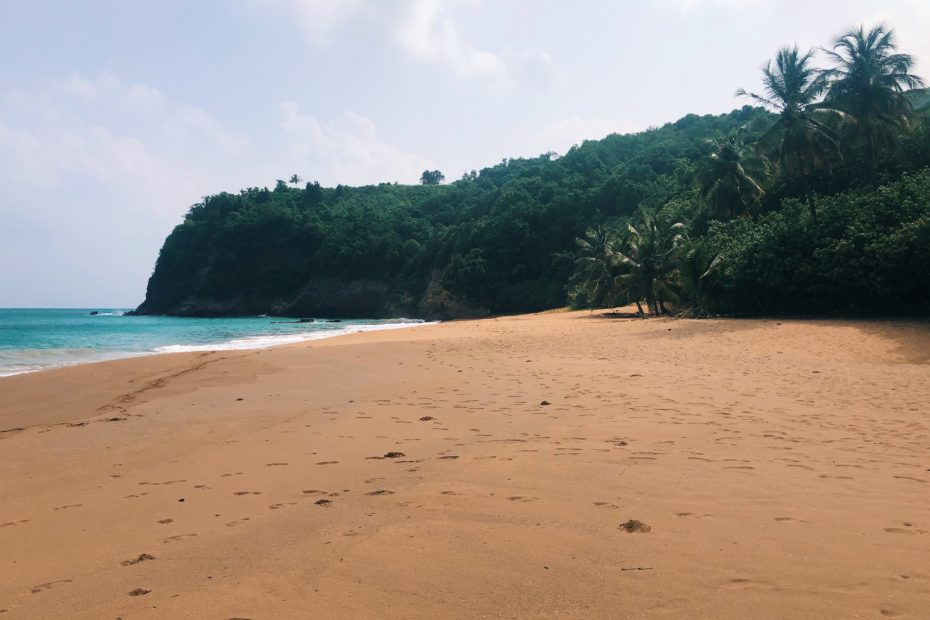 plage de Tillet à Deshaies en Guadeloupe